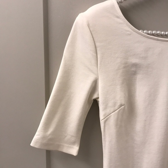 White bodycon midi dress - Picture 5 of 8